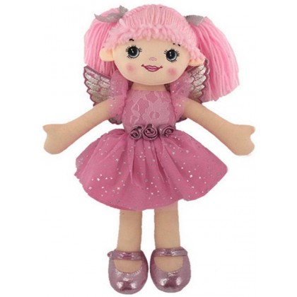 Abtoys M6004 Кукла мягкая балерина, 30 см, цвет розовый