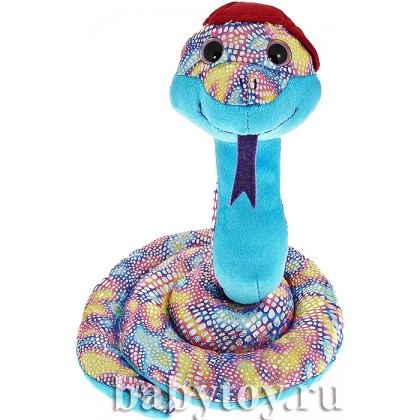 Аврора Веселая змея в кепке 40 см арт.10-942