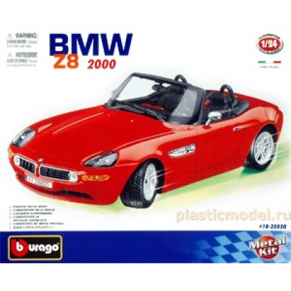 BBurago 18-25020 Сборка 1:24 BMW Z8 (2000)/БМВ Z8 (2000)