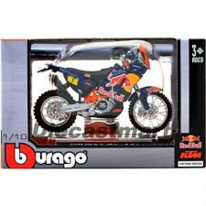 BBurago 18-51071 Модель мотоцикла 1:18 KТМ 450 Red Bull Dakar #1