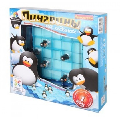 Игра логическая Бондибон BB0851 Пингвины на льдинах