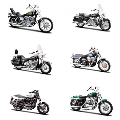 MAISTO 39360-32 серия Модель мотоцикла 1:18 Харлей Дэвидсон в ассортименте